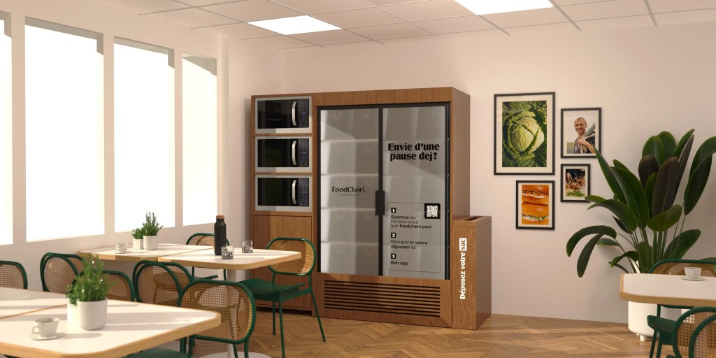 Frigo FoodChéri 2 portes et tour micro-onde
