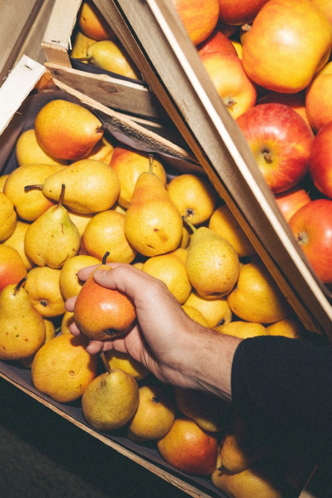 Poires dans les cuisines de foodcheri